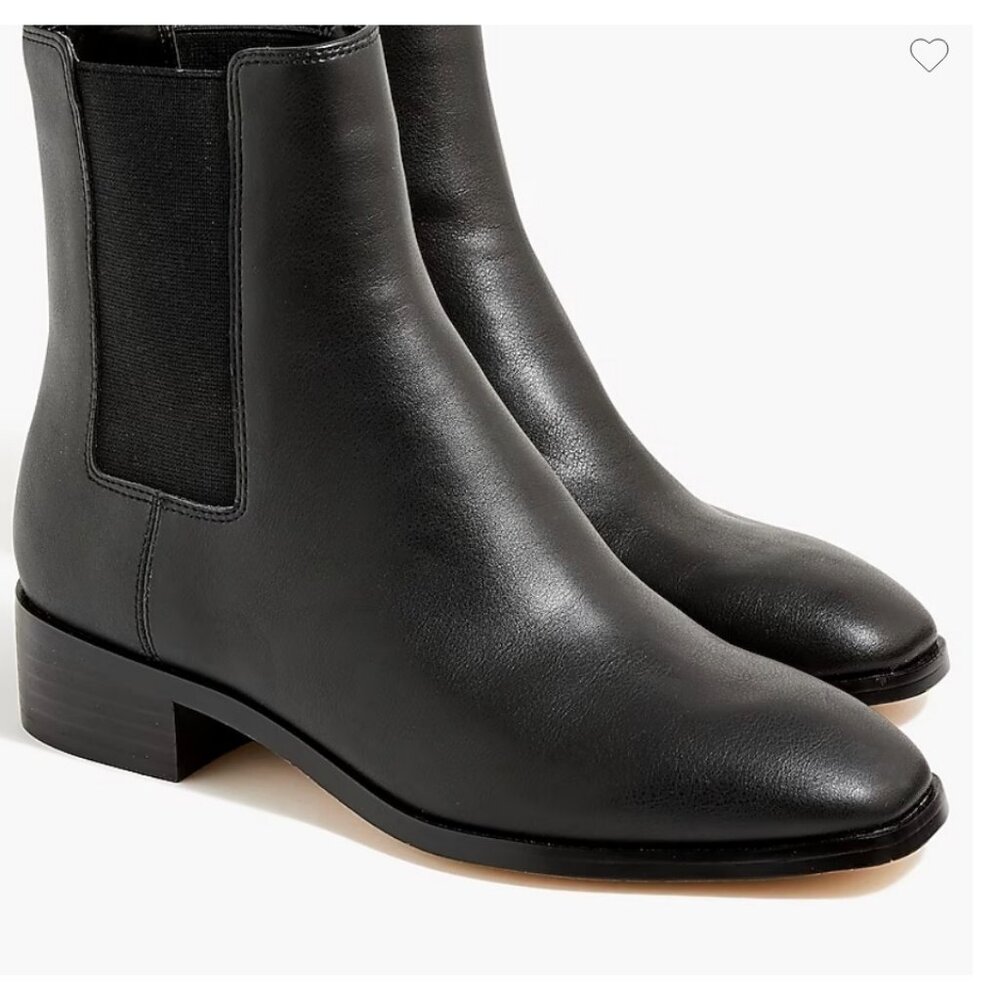 J.Crew $188 Chelsea Boot in Black Size 7 BT277